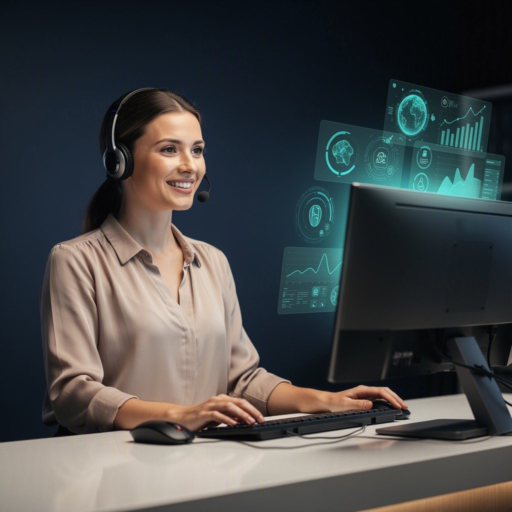 AI receptionist answering calls for small business Australia